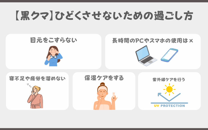 黒クマ ひどい