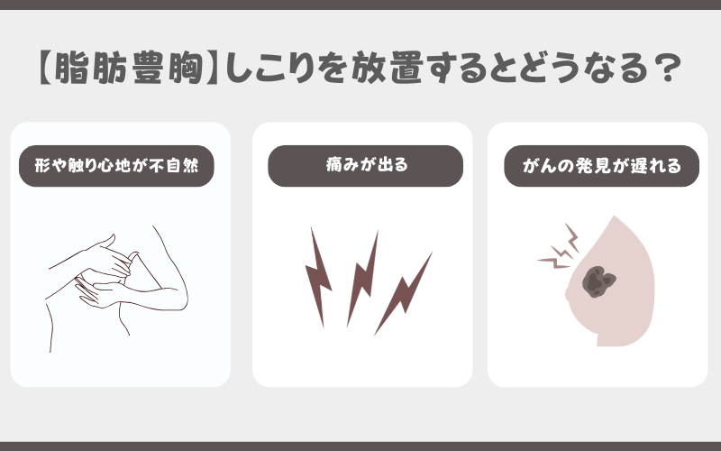 脂肪注入豊胸 しこり 放置