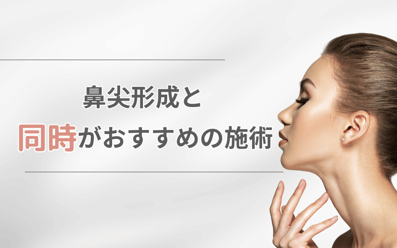 鼻尖形成 のみ
