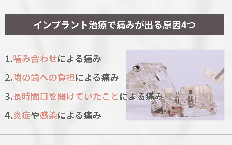 インプラント 痛い 原因